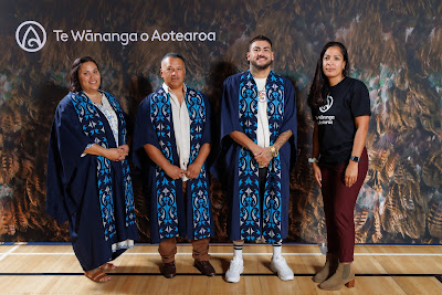 Studio photo from the TWoA Tainui 2023 Graduations (Ceremony 2 - Wednesday Afternoon), held at Hamilton Boys High School, Hamilton, Waikato, New Zealand on Wednesday, 19 April 2023. Photo: Mike Walen / KeyImagery Photography. Copyright: © Te Wananga o Aotearoa.
