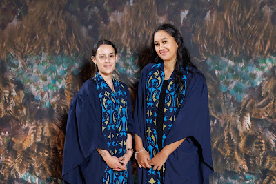 Studio photo from the TWoA Tainui 2023 Graduations (Ceremony 2 - Wednesday Afternoon), held at Hamilton Boys High School, Hamilton, Waikato, New Zealand on Wednesday, 19 April 2023. Photo: Mike Walen / KeyImagery Photography. Copyright: © Te Wananga o Aotearoa.