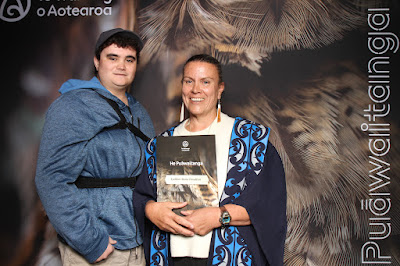 Photo from the TWoA Waiariki 2025 Graduation (Ōpōtiki) held at the De Luxe Theatre in Ōpōtiki, Bay of Plenty, New Zealand on Friday, 23 May, 2025. Photo: InstaBooth by KeyImagery Photography. Copyright: © 2025 Te Wānanga o Aotearoa.