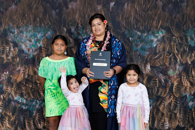 Photo from the TWoA Tāmaki Makaurau 2023 Graduations (Ceremony 2 @ 3pm), held at the Due Drop Events Centre, Manukau, Auckland, New Zealand on Wednesday, 7 June, 2023. Photo: Mike Walen / KeyImagery Photography. Copyright: © Te Wānanga o Aotearoa.