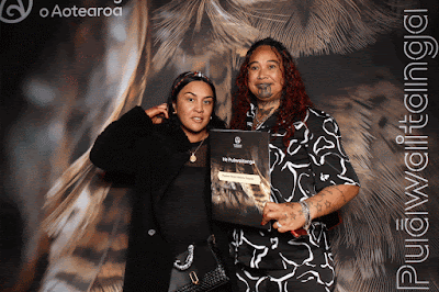 Photo from the TWoA Waiariki 2025 Graduation (Ōpōtiki) held at the De Luxe Theatre in Ōpōtiki, Bay of Plenty, New Zealand on Friday, 23 May, 2025. Photo: InstaBooth by KeyImagery Photography. Copyright: © 2025 Te Wānanga o Aotearoa.