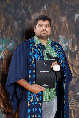 Studio photo from the TWoA Tainui 2023 Graduations (Ceremony 2 - Wednesday Afternoon), held at Hamilton Boys High School, Hamilton, Waikato, New Zealand on Wednesday, 19 April 2023. Photo: Mike Walen / KeyImagery Photography. Copyright: © Te Wananga o Aotearoa.