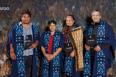 Studio photo from the TWoA Tainui 2023 Graduations (Ceremony 2 - Wednesday Afternoon), held at Hamilton Boys High School, Hamilton, Waikato, New Zealand on Wednesday, 19 April 2023. Photo: Mike Walen / KeyImagery Photography. Copyright: © Te Wananga o Aotearoa.
