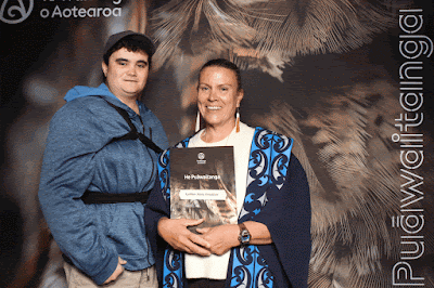 Photo from the TWoA Waiariki 2025 Graduation (Ōpōtiki) held at the De Luxe Theatre in Ōpōtiki, Bay of Plenty, New Zealand on Friday, 23 May, 2025. Photo: InstaBooth by KeyImagery Photography. Copyright: © 2025 Te Wānanga o Aotearoa.