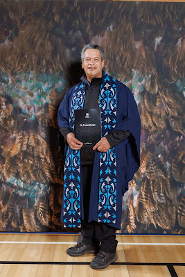Studio photo from the TWoA Tainui 2023 Graduations (Ceremony 2 - Wednesday Afternoon), held at Hamilton Boys High School, Hamilton, Waikato, New Zealand on Wednesday, 19 April 2023. Photo: Mike Walen / KeyImagery Photography. Copyright: © Te Wananga o Aotearoa.
