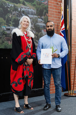 Photo from the HCC NZ Citizenship Ceremony (Afternoon) held in The Atrium, Wintec/Te Pukenga, Hamilton, Waikato, New Zealand at 3:30pm on Monday, 12 February, 2024. Photo: Mike Walen / KeyImagery Photography. Copyright: © Hamilton City Council.