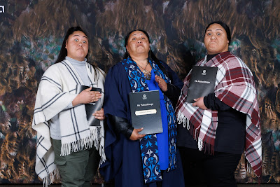Photo from the TWoA Tāmaki Makaurau 2023 Graduations (Ceremony 3 @ 8pm), held at the Due Drop Events Centre, Manukau, Auckland, New Zealand on Wednesday, 7 June, 2023. Photo: Mike Walen / KeyImagery Photography. Copyright: © Te Wānanga o Aotearoa.