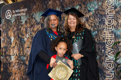 Photo from the TWoA Waiariki 2023 Graduations (Waiwhero), held at Te Puia, Rotorua, Bay of Plenty, New Zealand on Friday, 12 May, 2023. Photo: Mike Walen / KeyImagery Photography. Copyright: © Te Wānanga o Aotearoa.