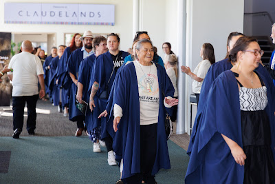 Photo from the TWoA Tainui 2025 Graduations (Ceremony 1 @ 10am) held at Claudelands Event Centre in Hamilton, Waikato, New Zealand on Tuesday, 29 April, 2025. Photography by Mike Walen / KeyImagery Photography. Copyright: © 2025 Te Wānanga o Aotearoa.