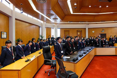 Photo from the Saitama Schools' Visit to Hamilton City Council, Hamilton, New Zealand. Taken: Tuesday, 7 August 2018. Photography: Mike Walen / KeyImagery Photography. Copyright: © Hamilton City Council