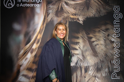 Booth photo from the TWoA Tainui 2025 Graduations (Ceremony 1 @ 10am) held at Claudelands Event Centre in Hamilton, Waikato, New Zealand on Tuesday, 29 April, 2025. Photography by InstaBooth / KeyImagery Photography. Copyright: © 2025 Te Wānanga o Aotearoa.
