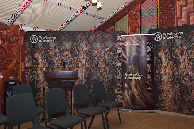 Photo from the TWoA Waiariki 2023 Graduations (Kawerau), held at  Rautahi Marae, Kawerau, Bay of Plenty, New Zealand on Friday, 2 June, 2023. Photo: Alick Saunders for KeyImagery Photography. Copyright: © Te Wānanga o Aotearoa.