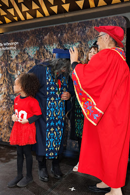 Photo from the TWoA Waiariki 2023 Graduations (Waiwhero), held at Te Puia, Rotorua, Bay of Plenty, New Zealand on Friday, 12 May, 2023. Photo: Mike Walen / KeyImagery Photography. Copyright: © Te Wānanga o Aotearoa.