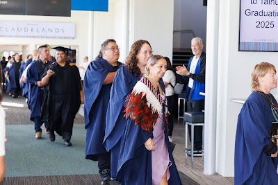 Photo from the TWoA Tainui 2025 Graduations (Ceremony 1 @ 10am) held at Claudelands Event Centre in Hamilton, Waikato, New Zealand on Tuesday, 29 April, 2025. Photography by Mike Walen / KeyImagery Photography. Copyright: © 2025 Te Wānanga o Aotearoa.