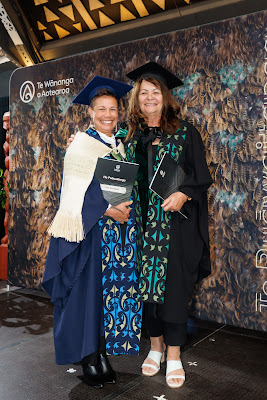 Photo from the TWoA Waiariki 2023 Graduations (Waiwhero), held at Te Puia, Rotorua, Bay of Plenty, New Zealand on Friday, 12 May, 2023. Photo: Mike Walen / KeyImagery Photography. Copyright: © Te Wānanga o Aotearoa.