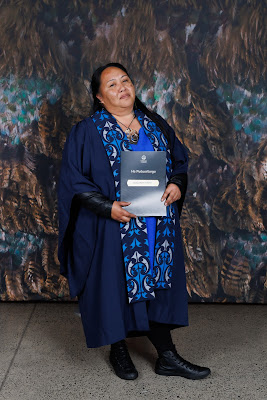 Photo from the TWoA Tāmaki Makaurau 2023 Graduations (Ceremony 3 @ 8pm), held at the Due Drop Events Centre, Manukau, Auckland, New Zealand on Wednesday, 7 June, 2023. Photo: Mike Walen / KeyImagery Photography. Copyright: © Te Wānanga o Aotearoa.