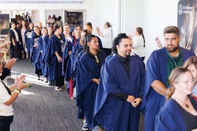 Photo from the TWoA Tainui 2025 Graduations (Ceremony 1 @ 10am) held at Claudelands Event Centre in Hamilton, Waikato, New Zealand on Tuesday, 29 April, 2025. Photography by Mike Walen / KeyImagery Photography. Copyright: © 2025 Te Wānanga o Aotearoa.