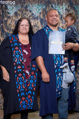Photo from the TWoA Waiariki 2018 Graduations (Kawerau), held at Rautahi Marae, Kawerau, New Zealand. Taken: Friday 11 May 2018. Photo: Alick Saunders / KeyImagery Photography. Copyright: © Te Wananga o Aotearoa.