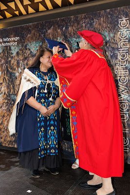 Photo from the TWoA Waiariki 2023 Graduations (Waiwhero), held at Te Puia, Rotorua, Bay of Plenty, New Zealand on Friday, 12 May, 2023. Photo: Mike Walen / KeyImagery Photography. Copyright: © Te Wānanga o Aotearoa.