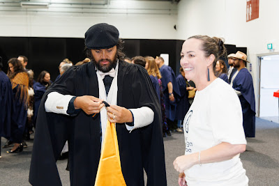 Photo from the TWoA Tainui 2025 Graduations (Ceremony 1 @ 10am) held at Claudelands Event Centre in Hamilton, Waikato, New Zealand on Tuesday, 29 April, 2025. Photography by Mike Walen / KeyImagery Photography. Copyright: © 2025 Te Wānanga o Aotearoa.