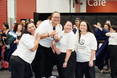 Photo from the TWoA Tainui 2025 Graduations (Ceremony 1 @ 10am) held at Claudelands Event Centre in Hamilton, Waikato, New Zealand on Tuesday, 29 April, 2025. Photography by Mike Walen / KeyImagery Photography. Copyright: © 2025 Te Wānanga o Aotearoa.