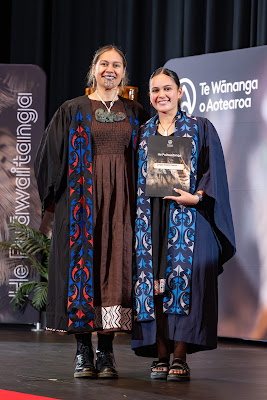 Photo from the TWoA Whirikoka 2024 Graduation (Gisborne), held at the War Memorial Theatre, Gisborne, East Coast, New Zealand on Wednesday, 16 April, 2025. Photo by Alick Saunders for KeyImagery Photography. Copyright: © 2025 Te Wānanga o Aotearoa.
