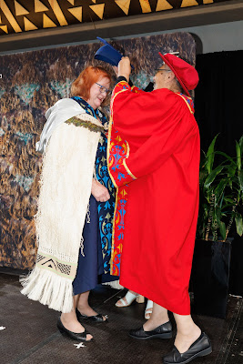 Photo from the TWoA Waiariki 2023 Graduations (Waiwhero), held at Te Puia, Rotorua, Bay of Plenty, New Zealand on Friday, 12 May, 2023. Photo: Mike Walen / KeyImagery Photography. Copyright: © Te Wānanga o Aotearoa.