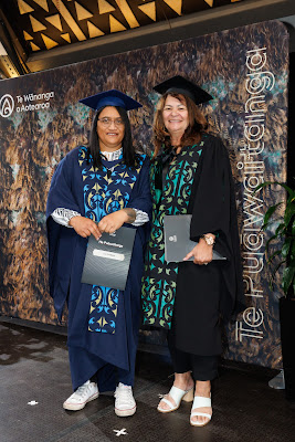 Photo from the TWoA Waiariki 2023 Graduations (Waiwhero), held at Te Puia, Rotorua, Bay of Plenty, New Zealand on Friday, 12 May, 2023. Photo: Mike Walen / KeyImagery Photography. Copyright: © Te Wānanga o Aotearoa.