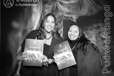 Booth photo from the TWoA Tainui 2025 Graduations (Ceremony 1 @ 10am) held at Claudelands Event Centre in Hamilton, Waikato, New Zealand on Tuesday, 29 April, 2025. Photography by InstaBooth / KeyImagery Photography. Copyright: © 2025 Te Wānanga o Aotearoa.