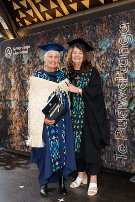 Photo from the TWoA Waiariki 2023 Graduations (Waiwhero), held at Te Puia, Rotorua, Bay of Plenty, New Zealand on Friday, 12 May, 2023. Photo: Mike Walen / KeyImagery Photography. Copyright: © Te Wānanga o Aotearoa.