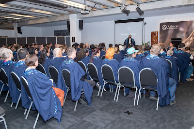 Photo from the TWoA Te Tai Tokerau 2024 Graduation (Whangarei), held at Semenoff Stadium in Whangarei, Northland, New Zealand on Thursday, 9 May, 2024. Photo by Alick Saunders for KeyImagery Photography. Copyright: © Te Wānanga o Aotearoa.
