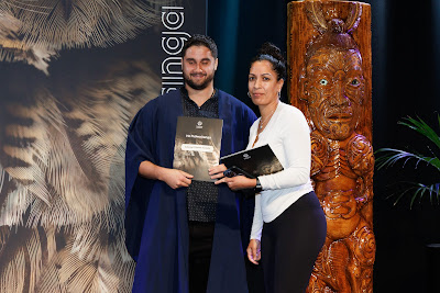 Photo from the TWoA Tainui 2025 Graduations (Ceremony 2 @ 2pm) held at Claudelands Event Centre in Hamilton, Waikato, New Zealand on Tuesday, 29 April, 2025. Photography by Mike Walen / KeyImagery Photography. Copyright: © 2025 Te Wānanga o Aotearoa.