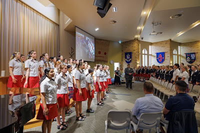 Photo from the New Staff & Student Pōwhiri event held in the All Saints Chapel at Waikato Diocesan in Hamilton, Waikato, New Zealand on Wednesday, 7 Feb,ruary 2024. Photo by Mike Walen / KeyImagery Photography. Copyright: © Waikato Diocesan School for Girls.
