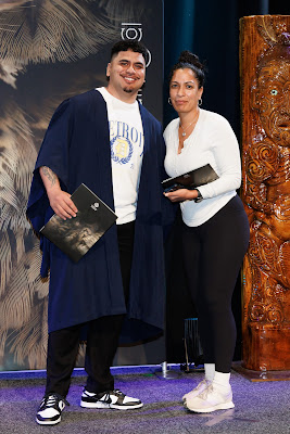 Photo from the TWoA Tainui 2025 Graduations (Ceremony 2 @ 2pm) held at Claudelands Event Centre in Hamilton, Waikato, New Zealand on Tuesday, 29 April, 2025. Photography by Mike Walen / KeyImagery Photography. Copyright: © 2025 Te Wānanga o Aotearoa.
