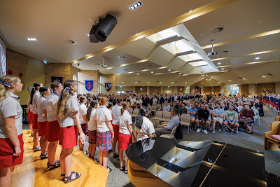 Photo from the New Staff & Student Pōwhiri event held in the All Saints Chapel at Waikato Diocesan in Hamilton, Waikato, New Zealand on Wednesday, 7 Feb,ruary 2024. Photo by Mike Walen / KeyImagery Photography. Copyright: © Waikato Diocesan School for Girls.