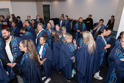 Photo from the TWoA Te Tai Tokerau 2024 Graduation (Whangarei), held at Semenoff Stadium in Whangarei, Northland, New Zealand on Thursday, 9 May, 2024. Photo by Alick Saunders for KeyImagery Photography. Copyright: © Te Wānanga o Aotearoa.