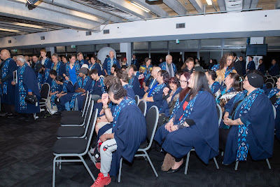 Photo from the TWoA Te Tai Tokerau 2024 Graduation (Whangarei), held at Semenoff Stadium in Whangarei, Northland, New Zealand on Thursday, 9 May, 2024. Photo by Alick Saunders for KeyImagery Photography. Copyright: © Te Wānanga o Aotearoa.
