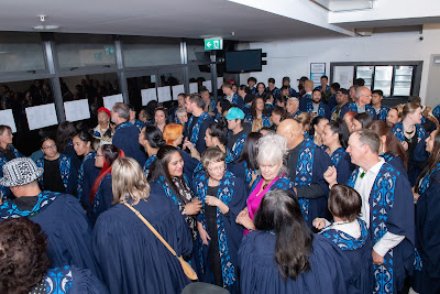 Photo from the TWoA Te Tai Tokerau 2024 Graduation (Whangarei), held at Semenoff Stadium in Whangarei, Northland, New Zealand on Thursday, 9 May, 2024. Photo by Alick Saunders for KeyImagery Photography. Copyright: © Te Wānanga o Aotearoa.