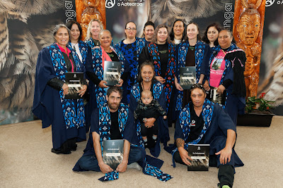 Photo from the TWoA Waiariki 2024 Graduation (Kawerau), held at Rautahi Marae in Kawerau, Bay of Plenty, New Zealand on Friday, 17 May, 2024. Photo: Mike Walen / KeyImagery Photography. Copyright: © Te Wānanga o Aotearoa.