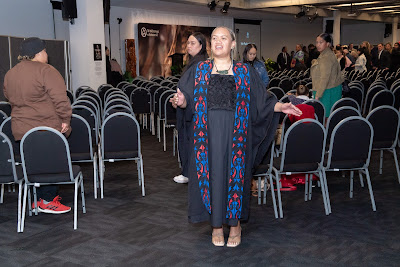 Photo from the TWoA Te Tai Tokerau 2024 Graduation (Whangarei), held at Semenoff Stadium in Whangarei, Northland, New Zealand on Thursday, 9 May, 2024. Photo by Alick Saunders for KeyImagery Photography. Copyright: © Te Wānanga o Aotearoa.