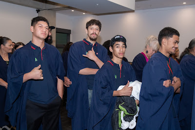 Photo from the TWoA Te Tai Tokerau 2024 Graduation (Whangarei), held at Semenoff Stadium in Whangarei, Northland, New Zealand on Thursday, 9 May, 2024. Photo by Alick Saunders for KeyImagery Photography. Copyright: © Te Wānanga o Aotearoa.
