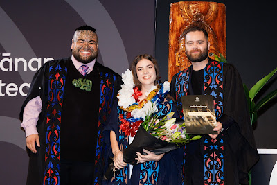 Photo from Ceremony 2 of the TWoA Tāmaki Makaurau 2025 Graduations (May 2025) held at the Mangere Arts Centre in Auckland, New Zealand on Monday, 26 May, 2025. Photo by Mike Walen / KeyImagery Photography. Copyright: © 2025 Te Wānanga o Aotearoa.