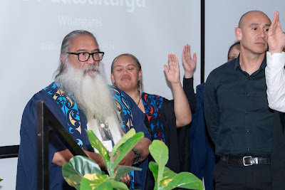 Photo from the TWoA Te Tai Tokerau 2024 Graduation (Whangarei), held at Semenoff Stadium in Whangarei, Northland, New Zealand on Thursday, 9 May, 2024. Photo by Alick Saunders for KeyImagery Photography. Copyright: © Te Wānanga o Aotearoa.