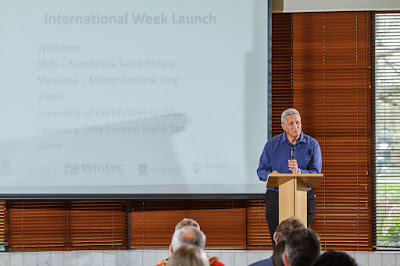 Photo from the International Week Launch held in the Reception Lounge, Hamilton City Council, Hamilton, New Zealand. Taken: Monday, 17 September 2018. Photography: Mike Walen / KeyImagery Photography. Copyright: © Hamilton City Council.