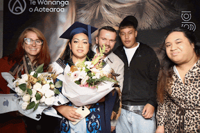 Booth photo from the TWoA Tainui 2025 Graduations (Ceremony 3 @ 10am) held at Claudelands Event Centre in Hamilton, Waikato, New Zealand on Wednesday, 30 April, 2025. Photography by InstaBooth / KeyImagery Photography. Copyright: © 2025 Te Wānanga o Aotearoa.