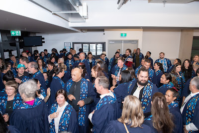 Photo from the TWoA Te Tai Tokerau 2024 Graduation (Whangarei), held at Semenoff Stadium in Whangarei, Northland, New Zealand on Thursday, 9 May, 2024. Photo by Alick Saunders for KeyImagery Photography. Copyright: © Te Wānanga o Aotearoa.