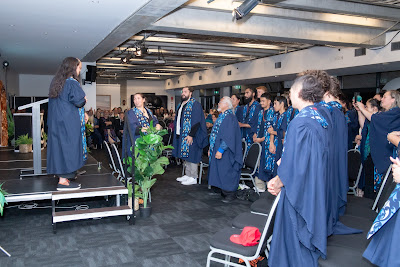 Photo from the TWoA Te Tai Tokerau 2024 Graduation (Whangarei), held at Semenoff Stadium in Whangarei, Northland, New Zealand on Thursday, 9 May, 2024. Photo by Alick Saunders for KeyImagery Photography. Copyright: © Te Wānanga o Aotearoa.