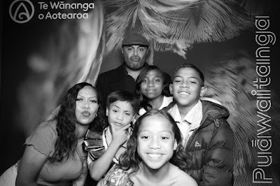 Booth photo from Ceremony 3 of the TWoA Tāmaki Makaurau 2025 Graduations (March 2025) held at the Mangere Arts Centre in Auckland, New Zealand on Wednesday, 12 March, 2025. Photo: InstaBooth by KeyImagery Photography. Copyright: © 2025 Te Wānanga o Aotearoa.