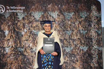 Booth photo from the TWoA Waiariki 2023 Graduations (Waiwhero), held at Te Puia, Rotorua, Bay of Plenty, New Zealand on Friday, 12 May, 2023. Photo: Instabooth by KeyImagery. Copyright: © Te Wānanga o Aotearoa.