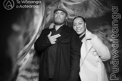 Booth photo from Ceremony 3 of the TWoA Tāmaki Makaurau 2025 Graduations (March 2025) held at the Mangere Arts Centre in Auckland, New Zealand on Wednesday, 12 March, 2025. Photo: InstaBooth by KeyImagery Photography. Copyright: © 2025 Te Wānanga o Aotearoa.